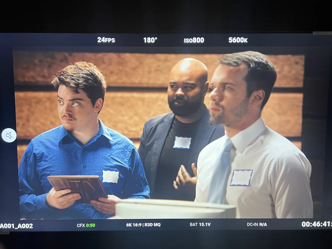 Behind the scenes