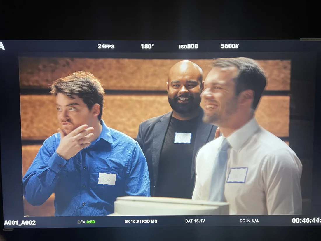 Behind the scenes
