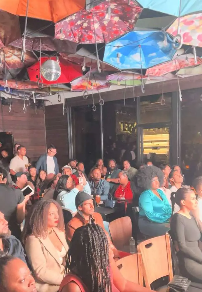 The audience at the Trigga Troy premiere