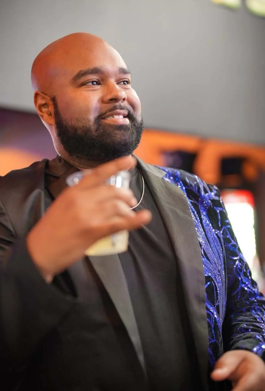 D’Antré at the Trendy premiere