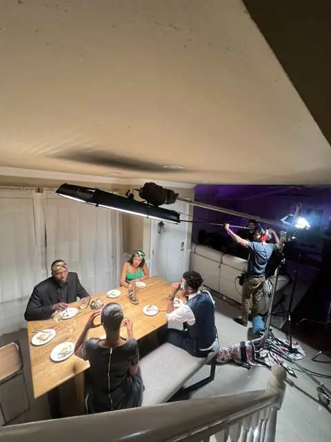 Behind the scenes