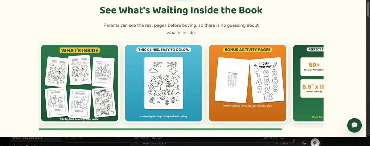 Inside the book