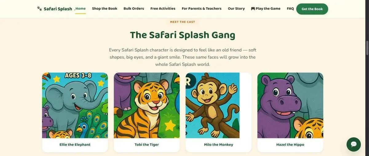 The Safari Splash Gang