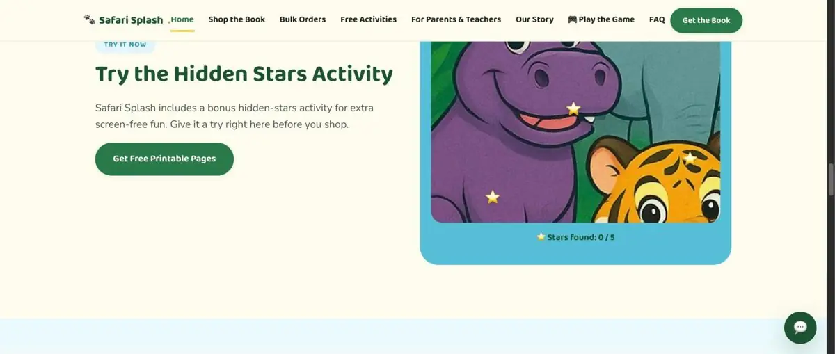 Hidden Stars activity
