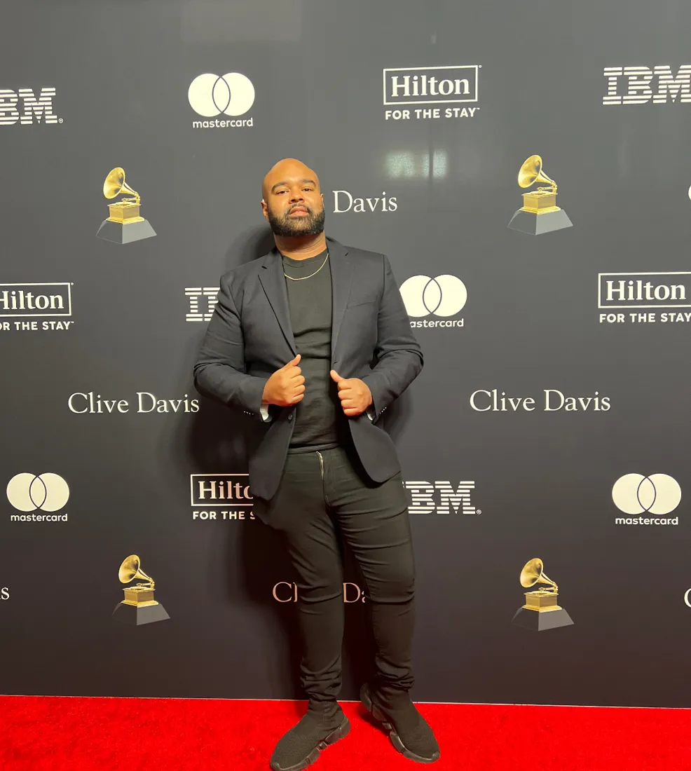 D&rsquo;Antr&eacute; Cole at the Clive Davis Pre-Grammy Gala